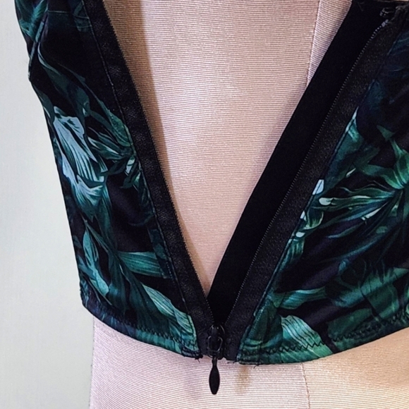 Victoria's secret Tropical Palm Corset Top With Sparkle Straps - Picture 8 of 12